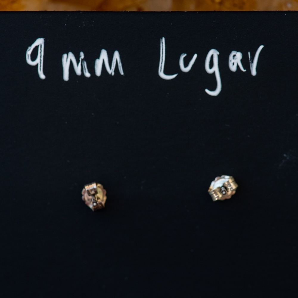 9mm shell casing earrings - Picture 5 of 5